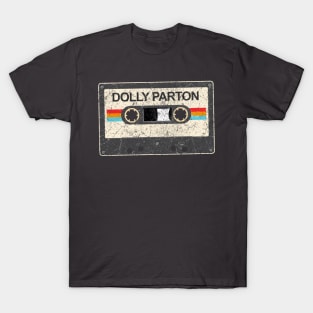 kurniamarga vintage cassette tape Dolly Parton T-Shirt